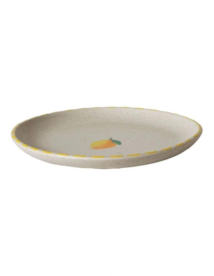 The Fruit Basket Lemon 16cm Hand Brushed Plate image 3