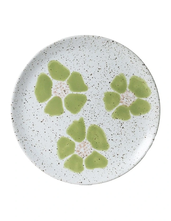 Monet's Garden Treats Plate 16cm Hand Brushed Primrose image 1