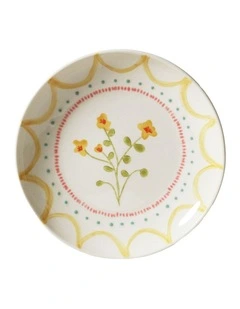 June's Garden Side Plate 16cm Set of 6 in White