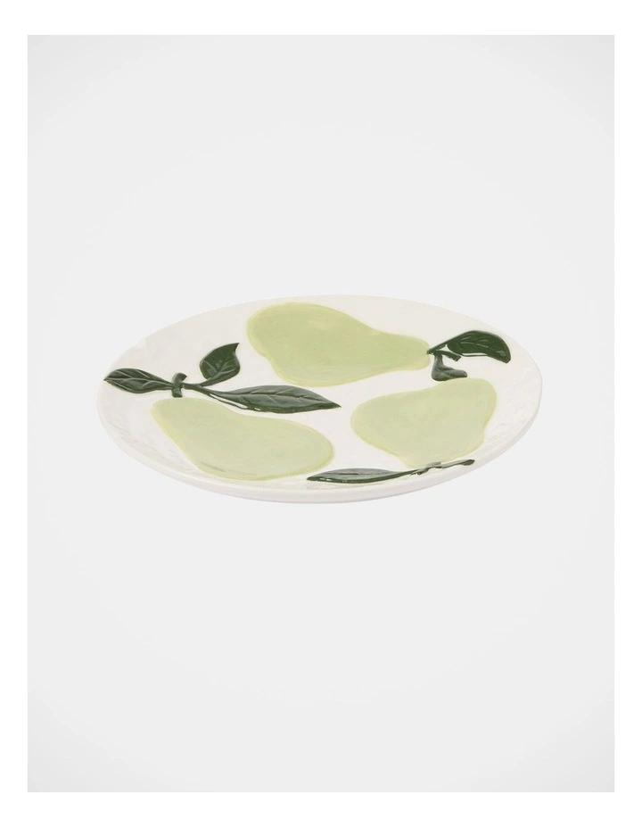Pear Tree Hand Painted Small Plate D17x2cm image 1