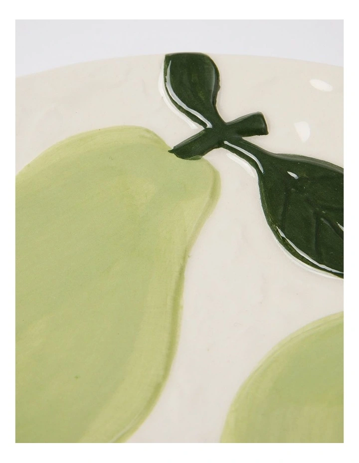 Pear Tree Hand Painted Small Plate D17x2cm image 2