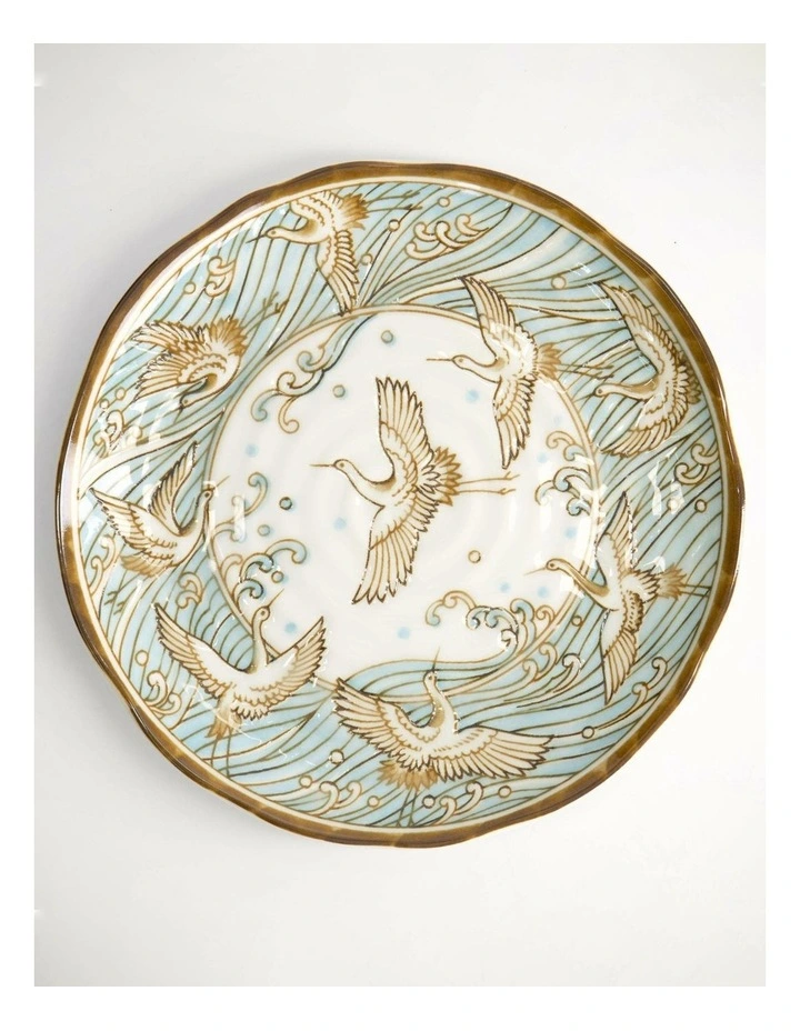 Crane Plate 16.5cm Light Blue image 1