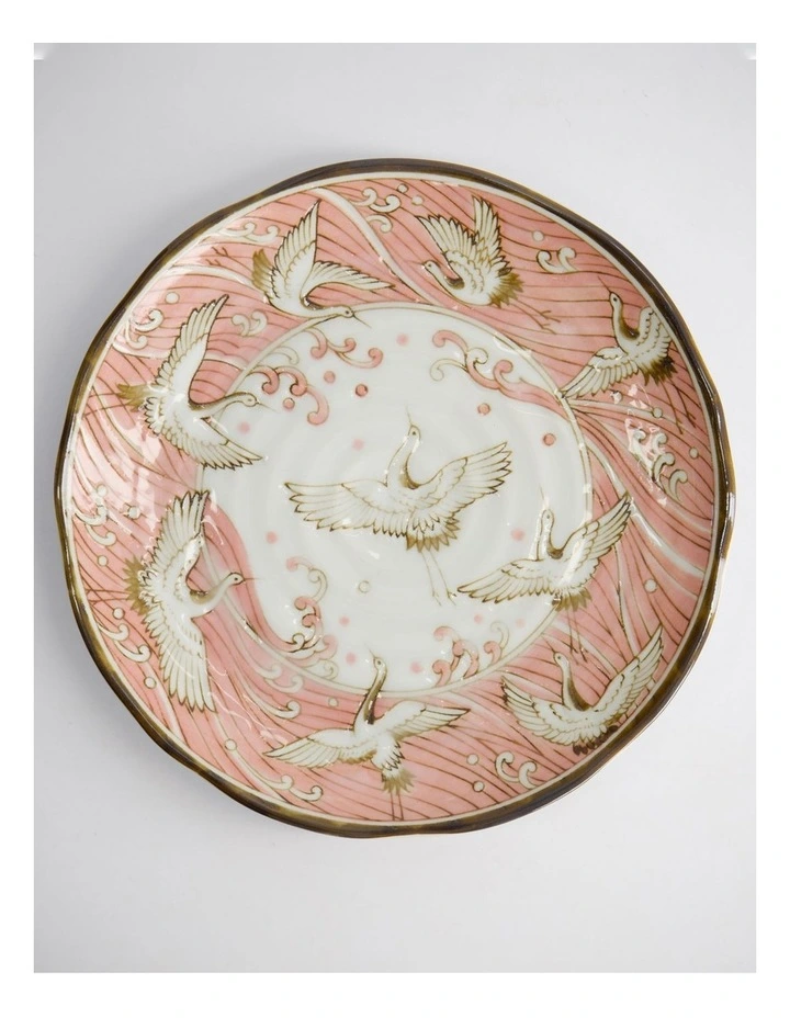 Crane Plate 16.5cm Pink image 1