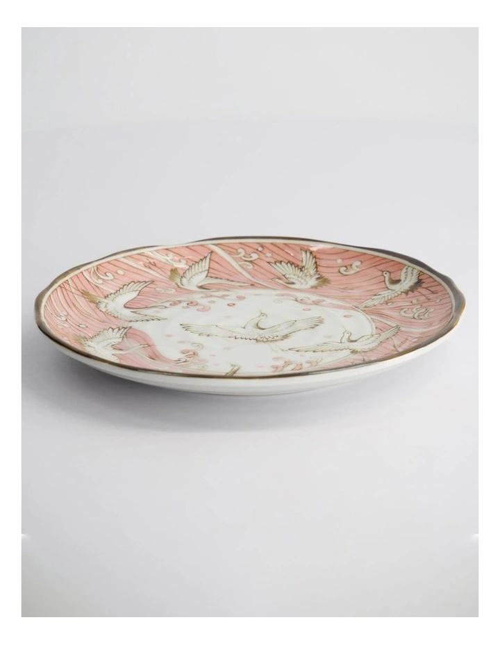 Crane Plate 16.5cm Pink image 2