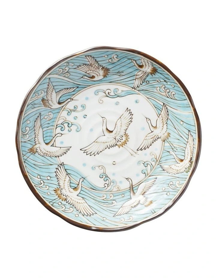 Crane Plate 22cm Light Blue image 1