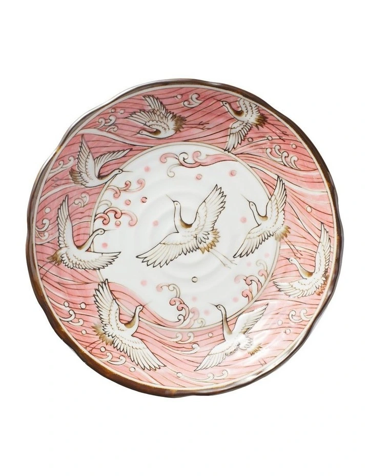 Crane Plate 22cm Pink image 1