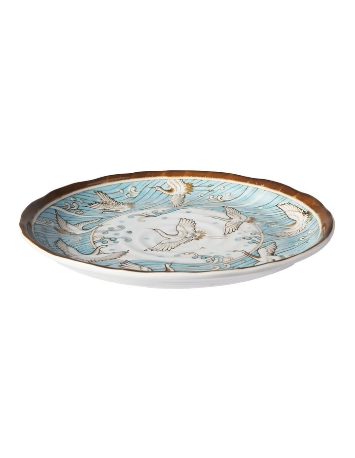 Crane Plate 25cm Light Blue image 2