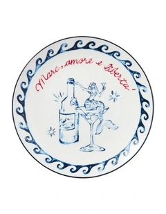 Aperitivo Club Sirena Coupe Side Plate Mermaid 20cm