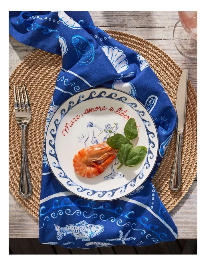 Aperitivo Club Sirena Coupe Side Plate Mermaid 20cm image 4