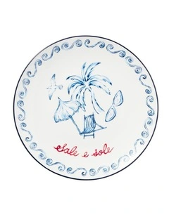 Aperitivo Club Sirena Coupe Side Plate Palm 20cm