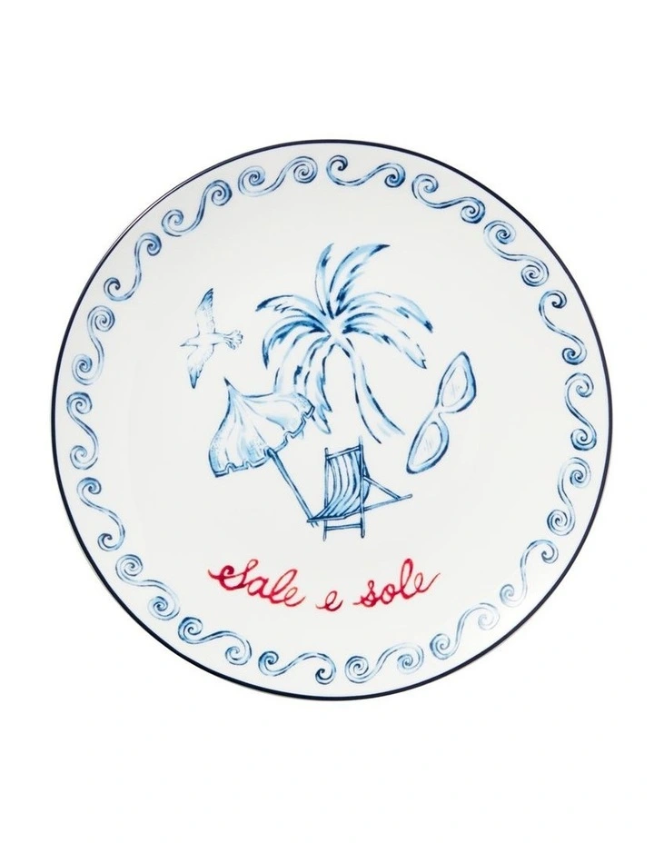 Aperitivo Club Sirena Coupe Side Plate Palm 20cm image 1