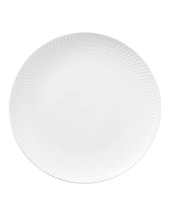 White Basics Diamonds Side Plate18cm in White