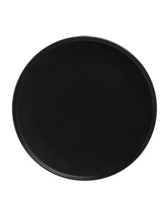 Caviar High Rim Plate 21cm in Black