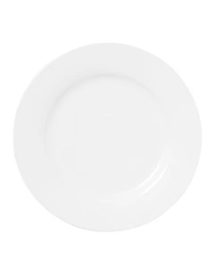 Cashmere Rim Entree Plate 23cm in White