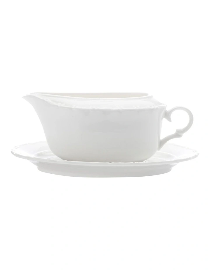 Casa Domani Florence Gravy Boat & Saucer Gift Boxed 400ml In Casual