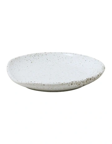 Natural Home Spoon Rest 13x13x2cm in White Speckle
