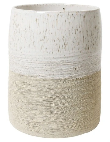 Terrain Vase Medium 16x20cm in White