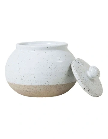 Natural Home Sugar Bowl in White