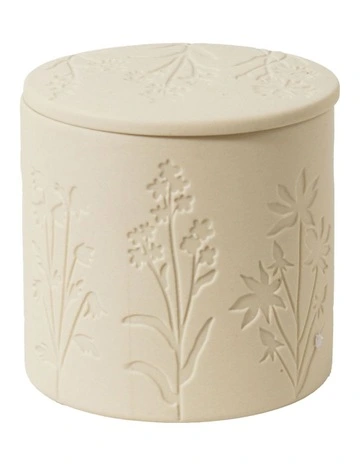 Wild Flowers Wicked Candle with Debossed Botanical