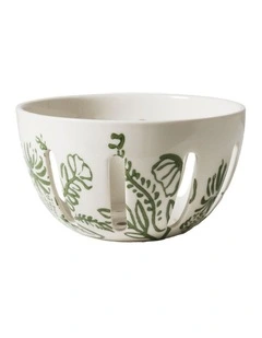 Australian Farmhouse Berry Washer 14 x 7.8cm in White