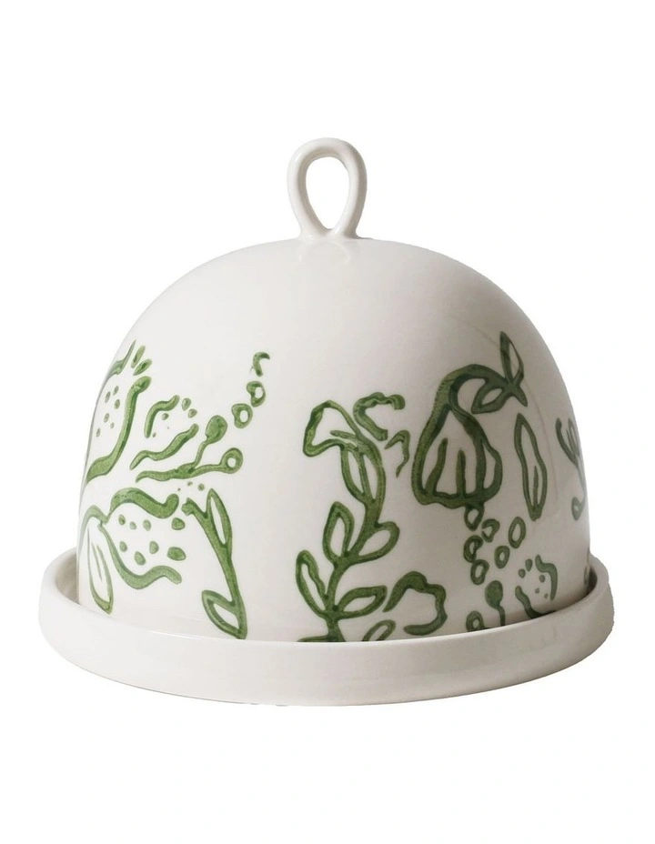 Australian Farmhouse Butter Dish 15 x 13cm in White image 3