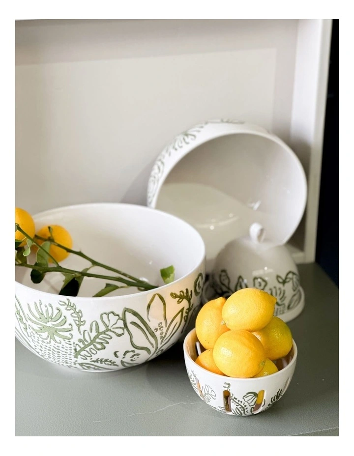 Australian Farmhouse Butter Dish 15 x 13cm in White image 5