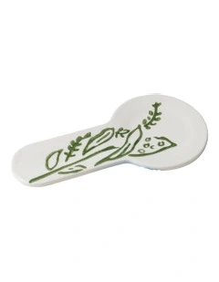 Australian Farmhouse Spoon Rest in White
