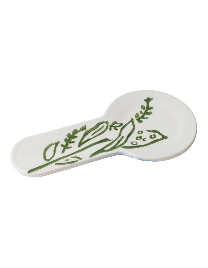 Australian Farmhouse Spoon Rest in White image 1