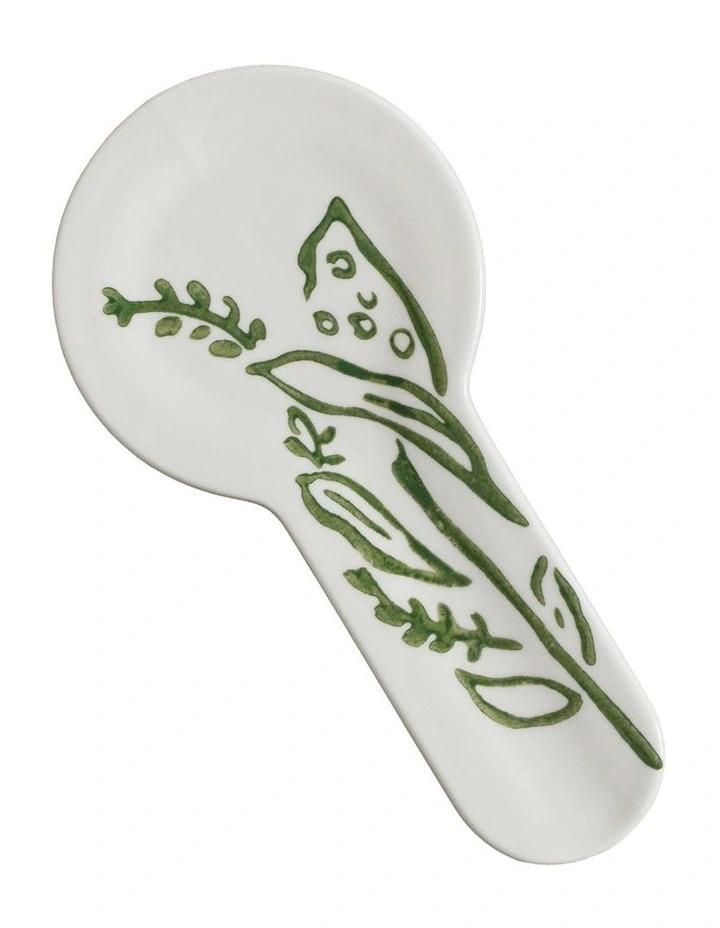 Australian Farmhouse Spoon Rest in White image 3