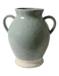 Corfu Decorative Urn 25 x 23 x 18cm in Olive