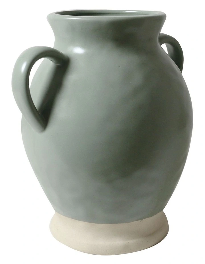 Corfu Decorative Urn 25 x 23 x 18cm in Olive image 3