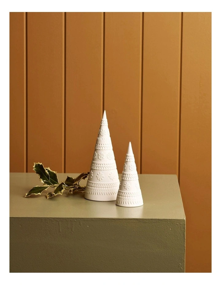 Christmas Small Tree 15cm in White image 4