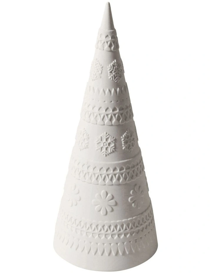 Christmas Large Tree 21cm in White image 1