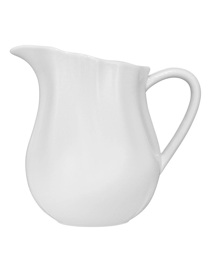 Florence Scallop Jug 1.8L in White image 1