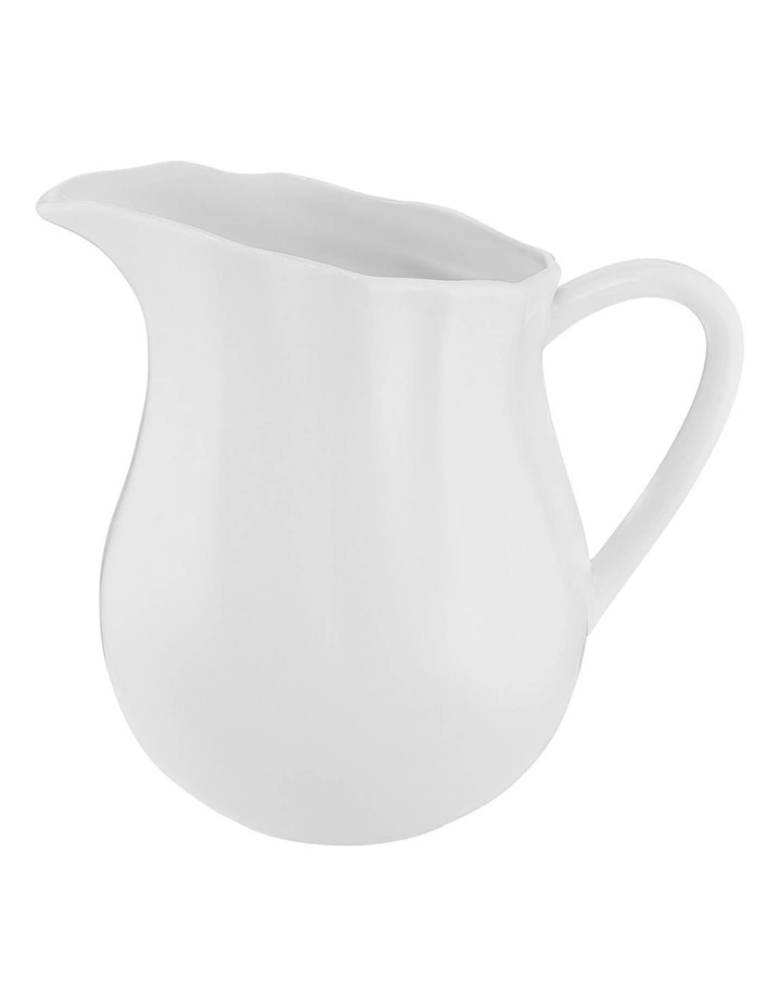 Florence Scallop Jug 1.8L in White image 2