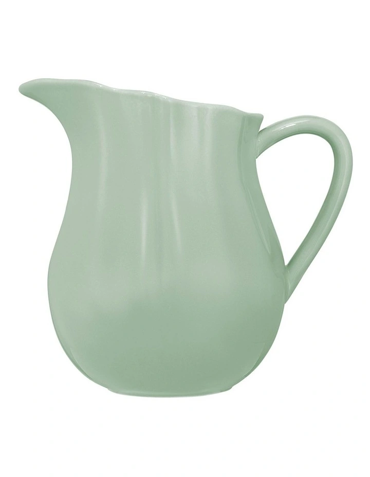 Florence Scallop Jug 1.8L in Light Green image 1