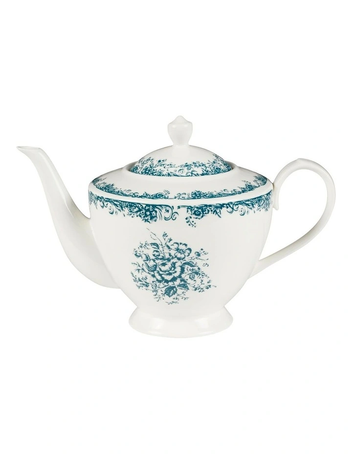 Rosetta Teapot 1L in Antique Blue image 1