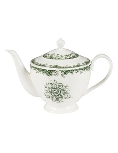 Rosetta Teapot 1L Gift Boxed in Antique Green