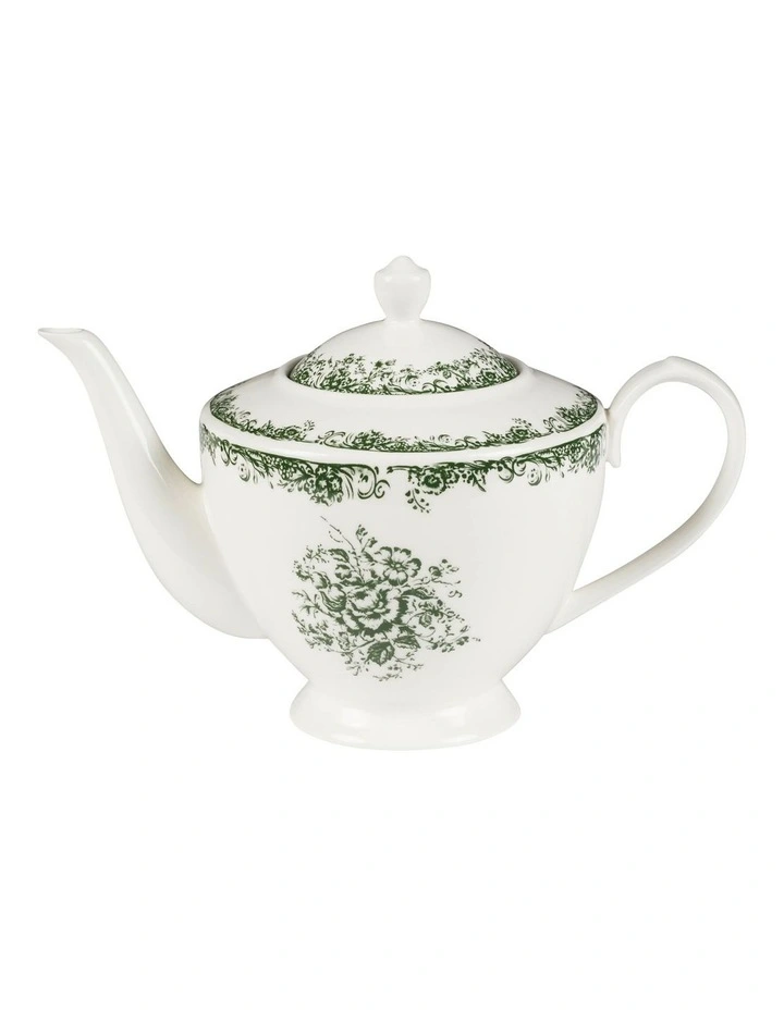 Rosetta Teapot 1L Gift Boxed in Antique Green image 1