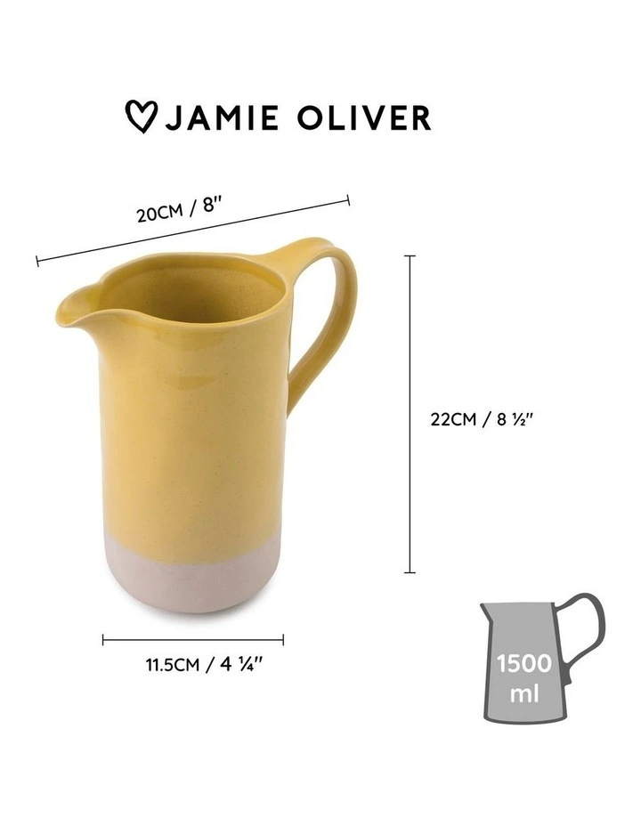 Big Love Perfect Pitcher 1.5L in Yellow/Cream image 5