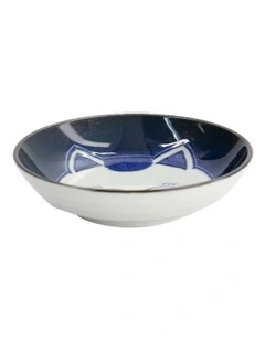 Kawaii Cat Neko Sauce Dish 10x2.5cm in White Cat