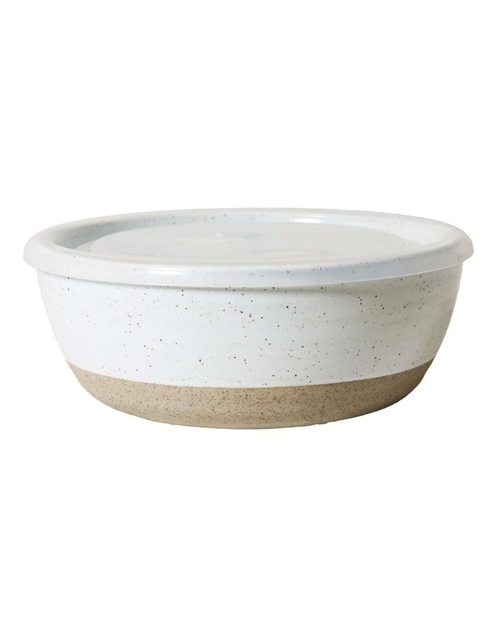 Natural Home Food Container with Lid 1L i White image 1