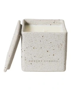 Earth Single Wicked Candle 9x9x9cm in Eucalyptus