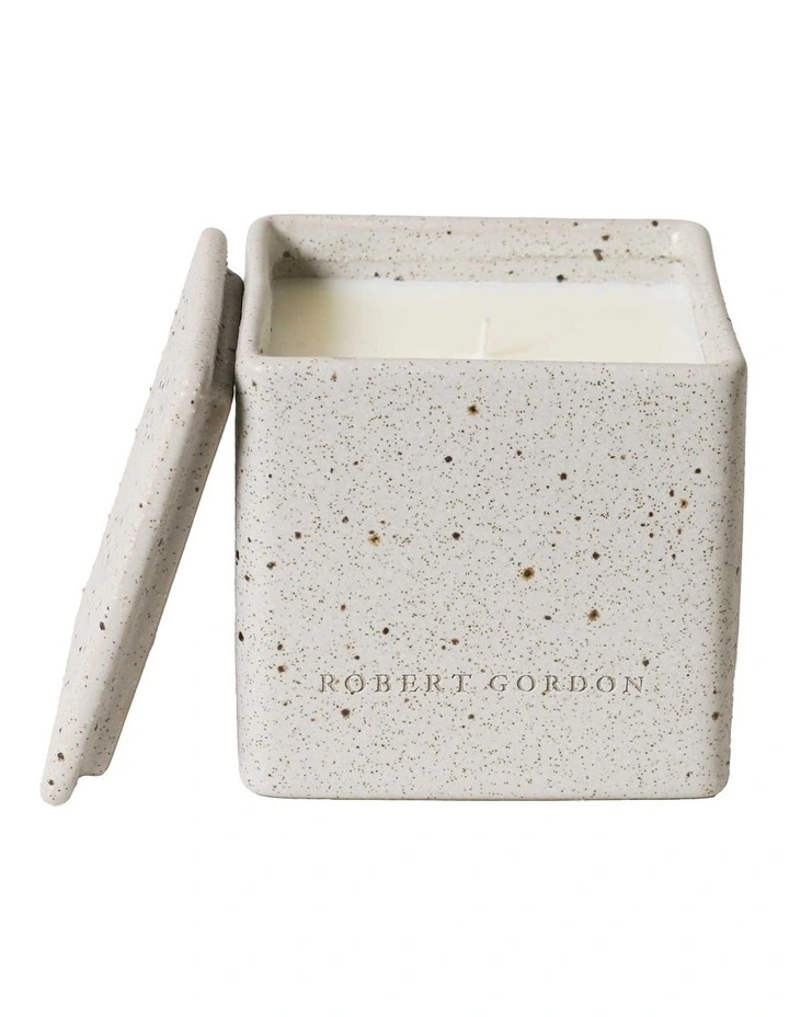 Earth Single Wicked Candle 9x9x9cm in Eucalyptus image 1