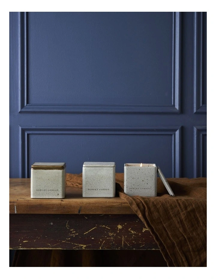 Earth Single Wicked Candle 9x9x9cm in Eucalyptus image 2