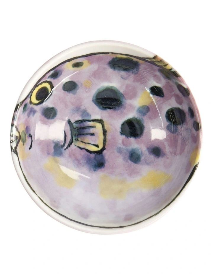 Seafood Fugu Dish 9.5x3cm in Purple image 4
