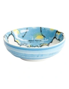 Seafood Crab Dish 9.5x3cm in Light Blue