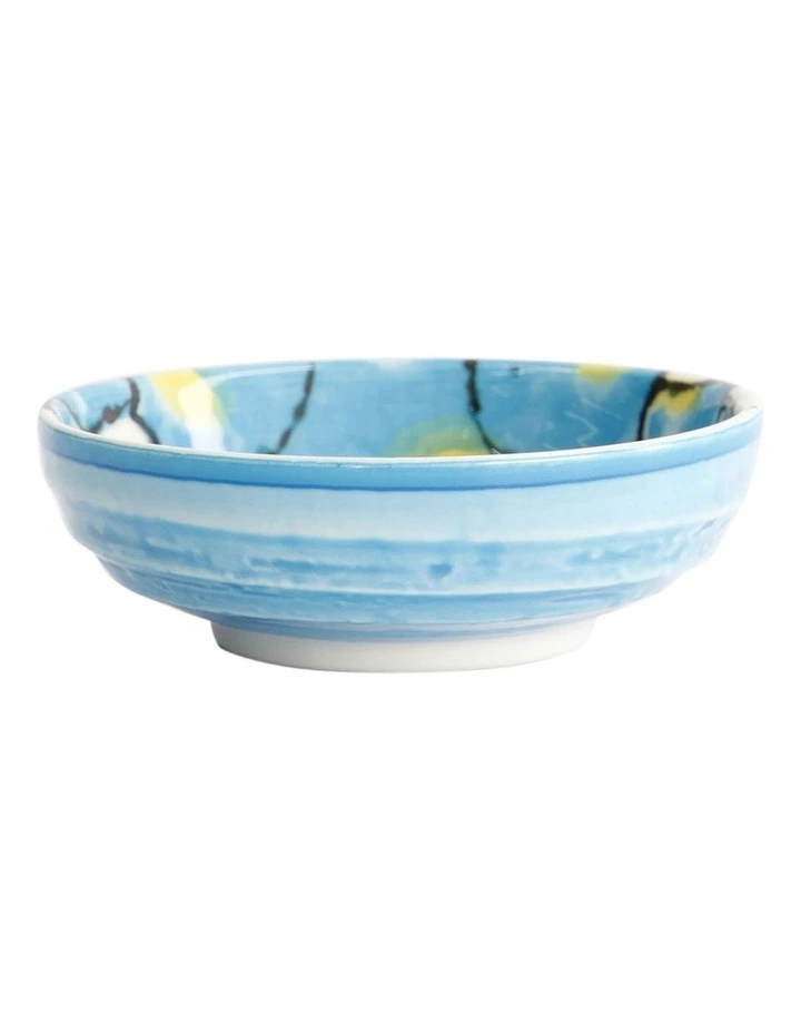 Seafood Crab Dish 9.5x3cm in Light Blue image 2