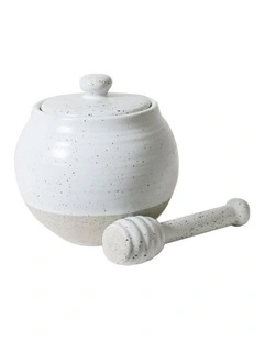 Natural Home Honey Pot W/Dipper 300ml