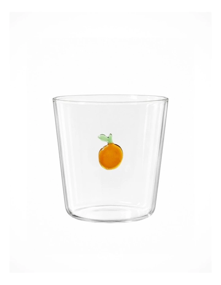 Icon Glassware Tumbler 350ml Orange image 1